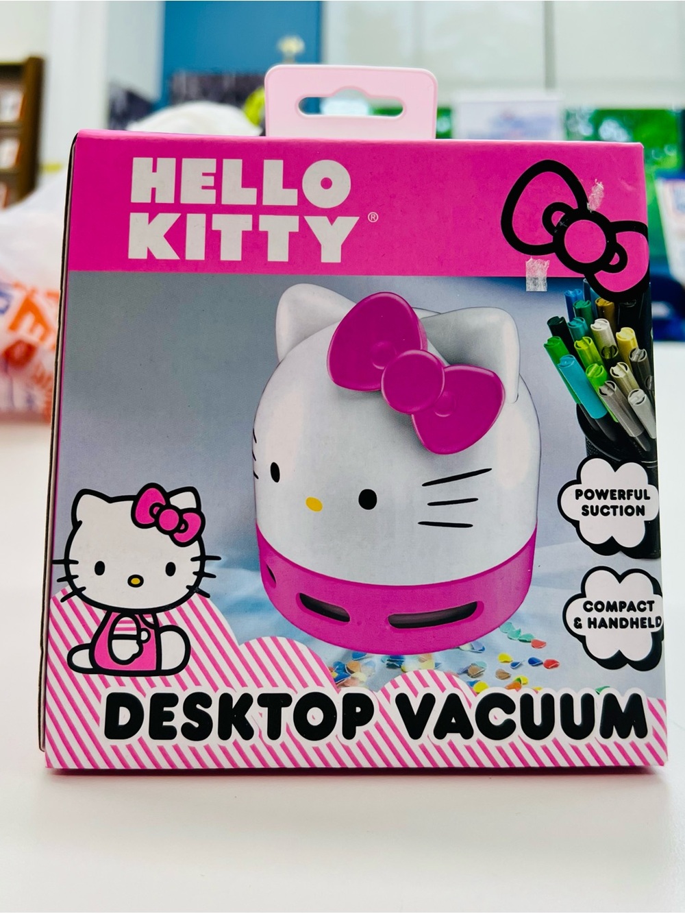 Hello Kitty Pink Desktop Vacuum - Keyboard